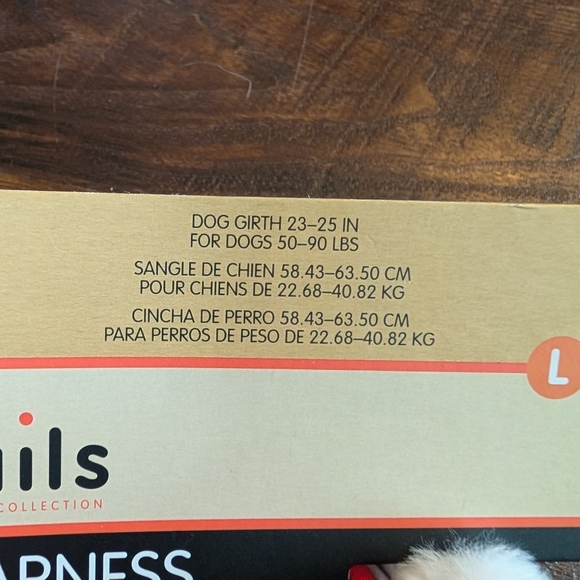 DisneyParks Disney Tails Christmas Mickey's Lodge Holiday Harness Large NWT - Picture 3 of 5